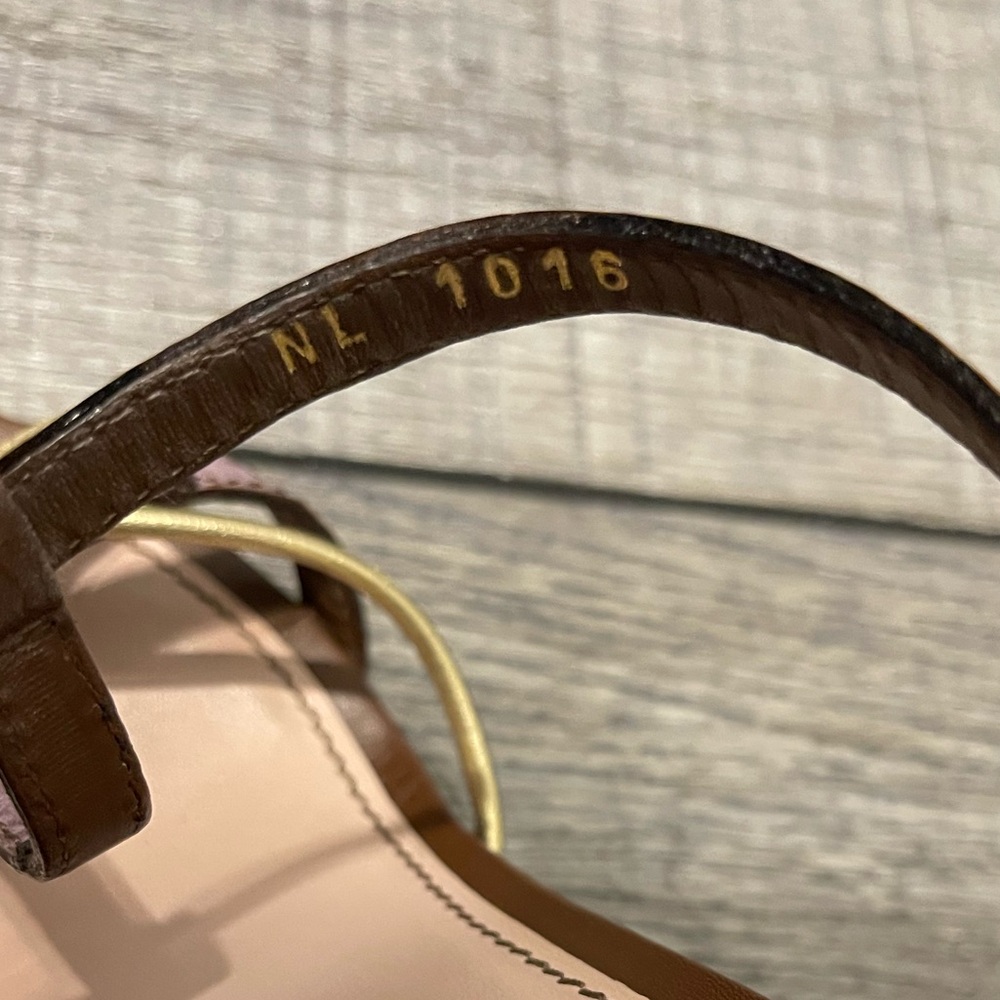 Vintage Louis Vuitton Wedge Sandals size 35.5 - Picture 9 of 9